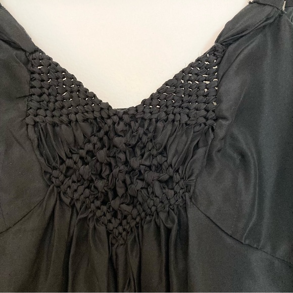 BANANA REPUBLIC BLACK SILK CAMI TOP—LIKE NEW!!! - Picture 4 of 9